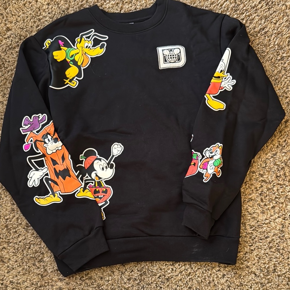 Disney Black Graphic Sweater